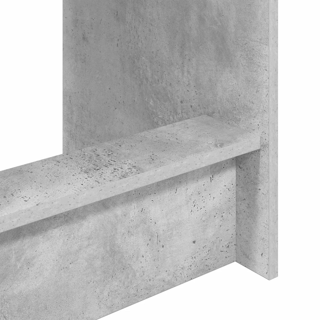 Scrivania Letto Grigio Cemento Legno ingegnerizzato 893734