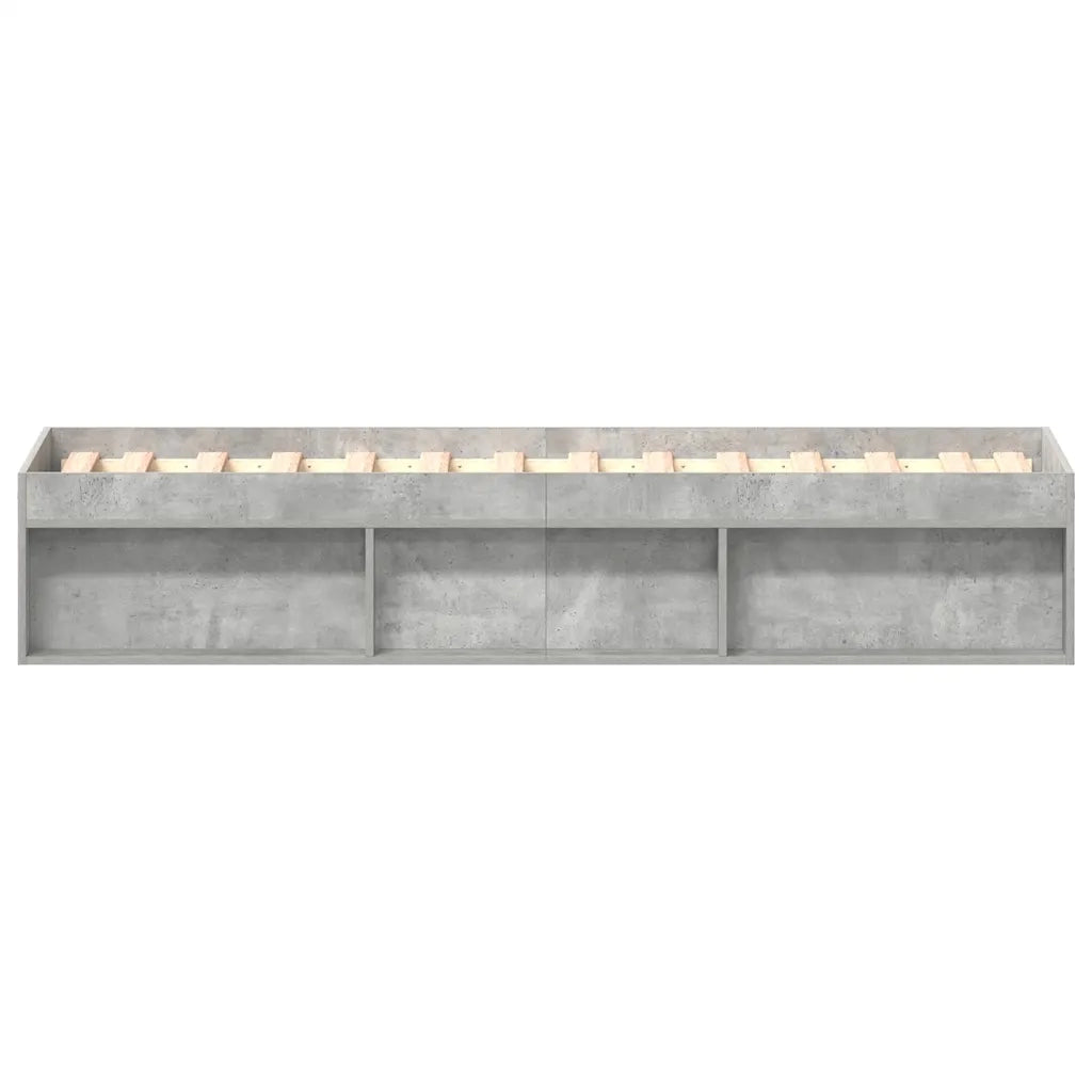Giroletto-Struttura Letto Grigio Cemento 100x200 cm