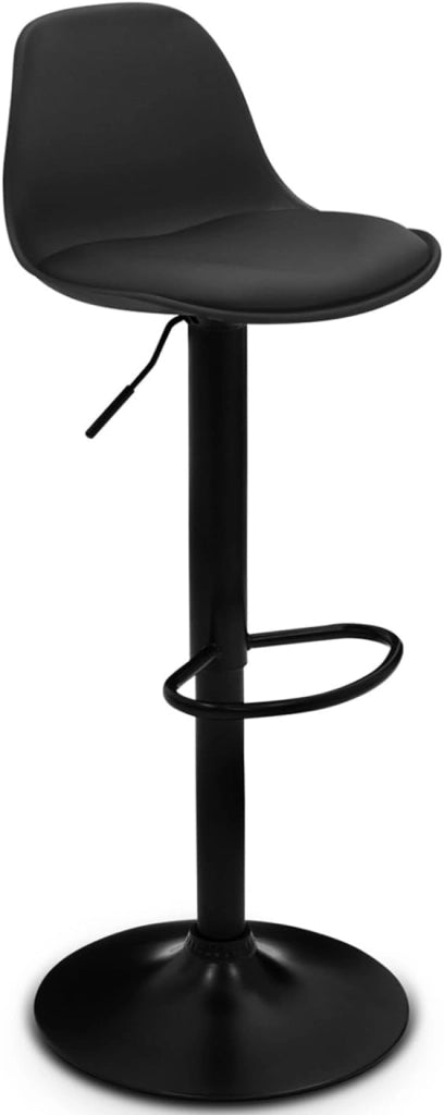 Set di 2 sgabelli da bar KARL design con piede nero