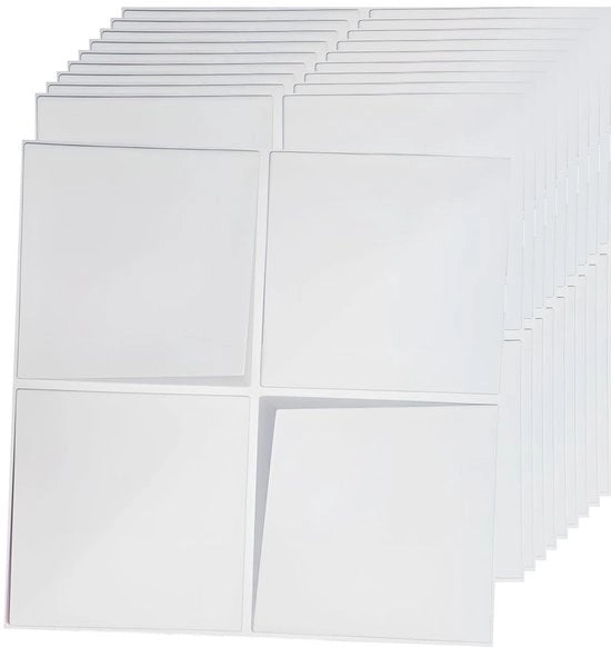 Pannelli per parete 3D - Acqua e calore resistenti - Duraturi - Impronta chimica neutrale - Pacchetto da 12 pezzi - Facili da pulire - Rivestimento per parete