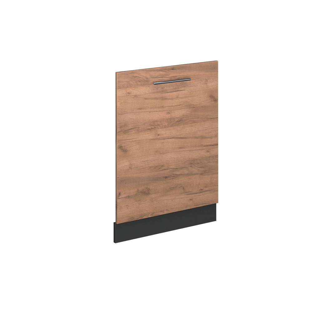 Pannello frontale della lavastoviglie Fame-Line Rovere dorato/Antracite 60 cm senza piano di lavoro Vicco