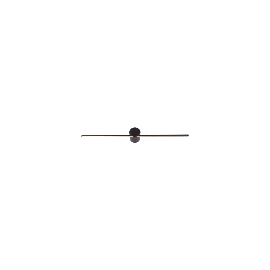 Applique bagno specchio LED Nowodvorski PIN nera 61cm