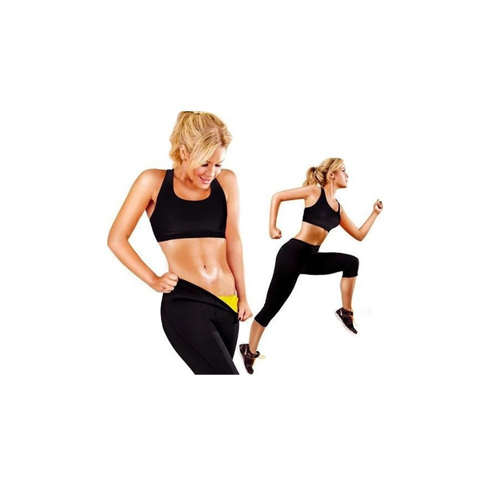 Trade Shop - Top E Pantalone Fitness Hot Shapers Palestra Neotex Pancia Piatta Perdi Peso -