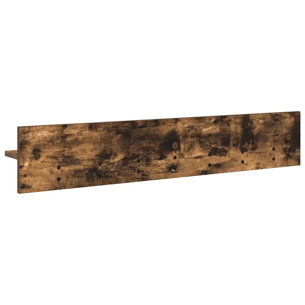 Appendiabiti a muro Rovere fumé 100 x 10,5 x 18 cm 874407