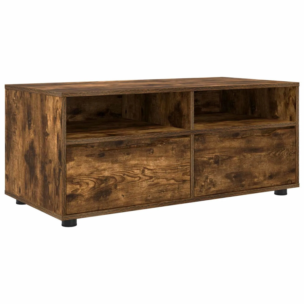 Mobile TV Rovere fumé 100 x 48 x 43 cm Legno multistrato 888932