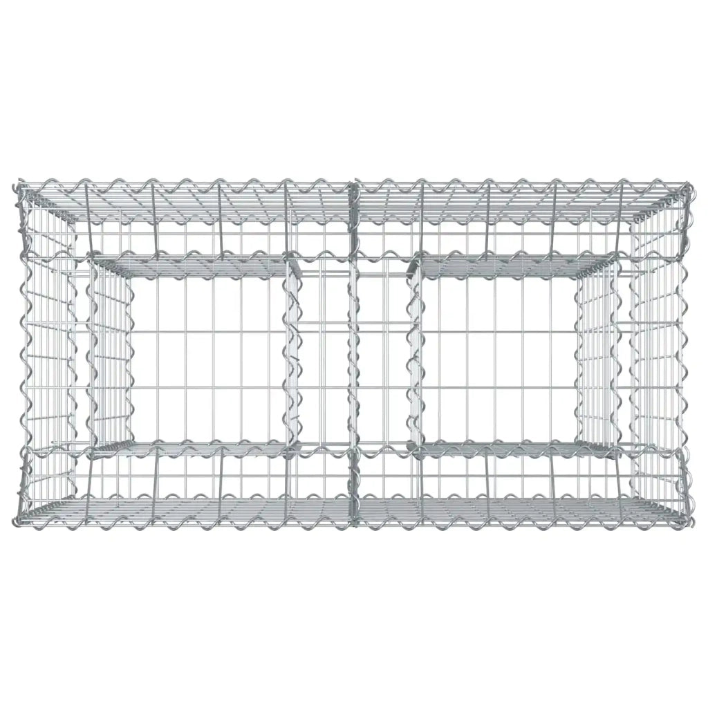 Letto rialzato in gabbione Argento CFW8677700