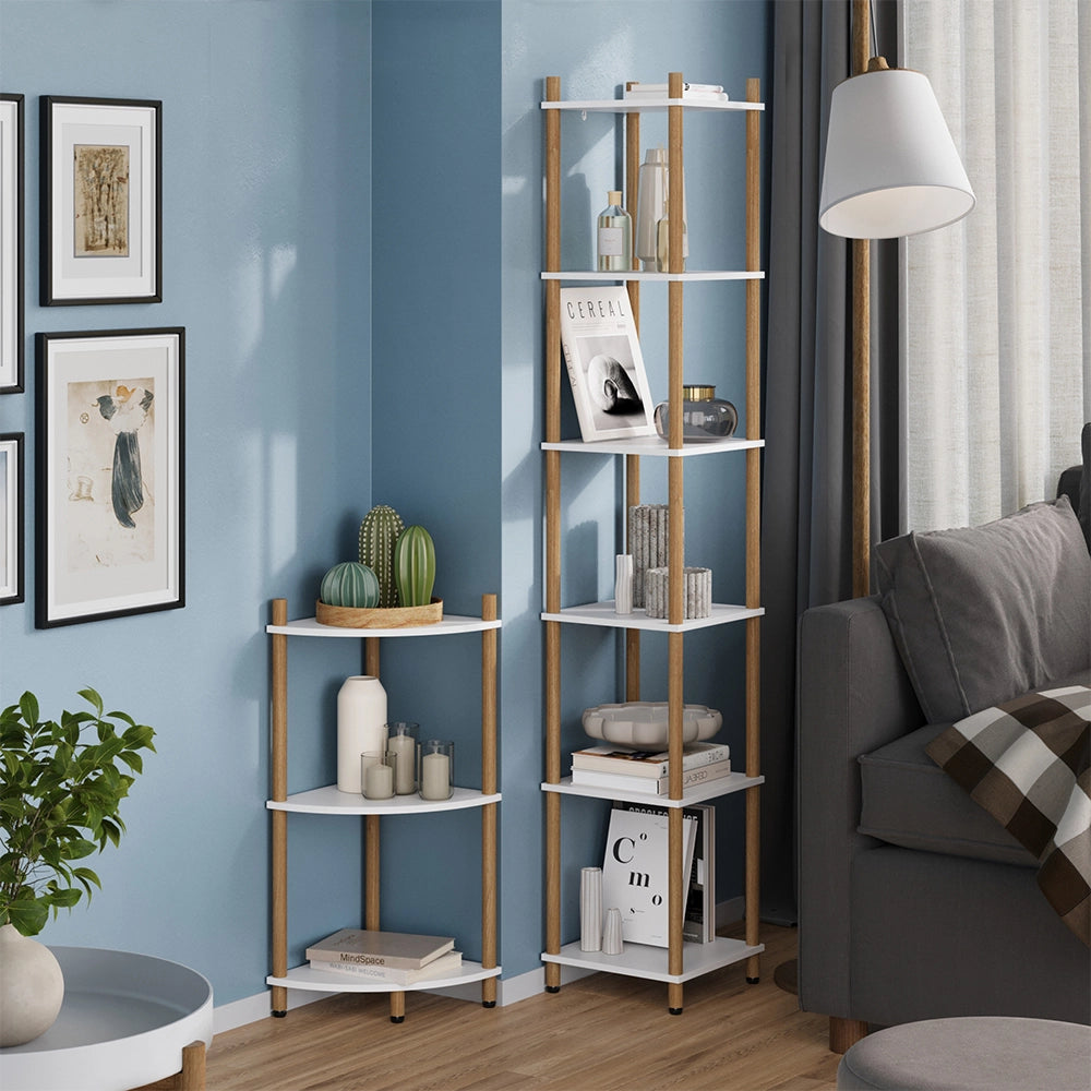 Vicco Libreria Bianco/pino 30 x 163.5 cm 6 ripiani