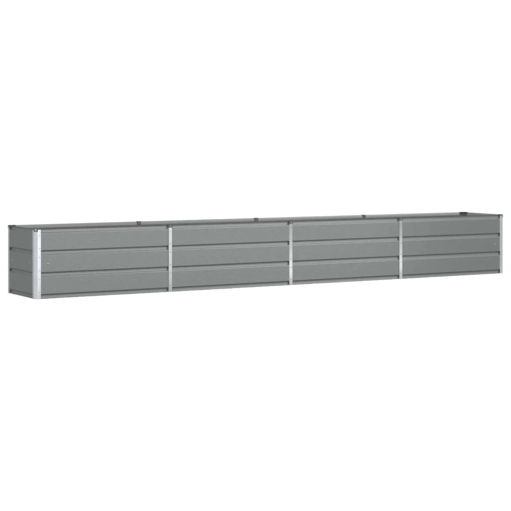 Fioriera Grigio chiaro 385 x 50 x 45 cm Acciaio zincato 42018156
