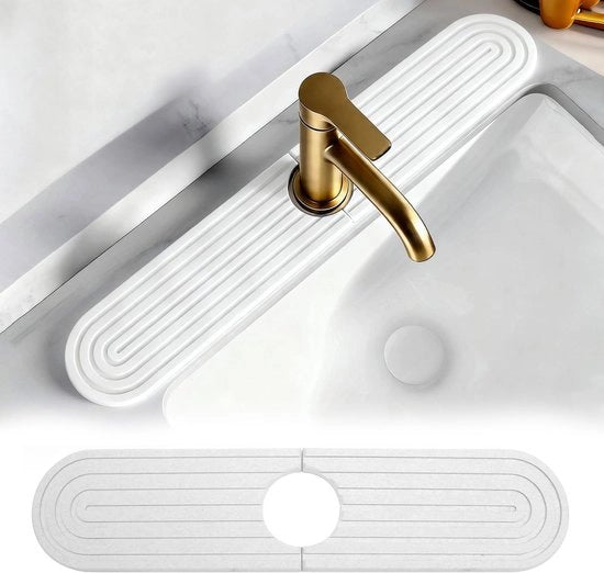 Matrice Absorbente Superiore per Acqua - Alta Capacità di Assorbimento - Piatto per Acqua - Matrice per Drenaggio - Utilizzo in Cucina e Bagno - Dimensioni 40 x 10/60 x 10 cm