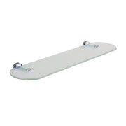 Mensola 55 cm in vetro temperato da muro EP19-55 Gedy serie EDERA PLUS Cromato