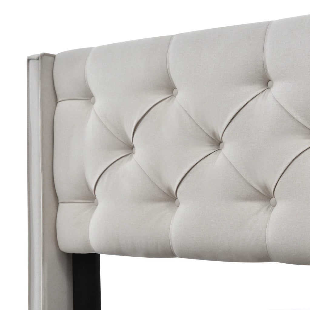 Letto imbottito 90x200 cm con contenitore e rete sollevabile; grigio chiaro