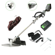 Decespugliatore elettrico multifunzione 1500W, batteria 40V/2Ah, 3 velocità 6000-8000 giri/min, accessori inclusi