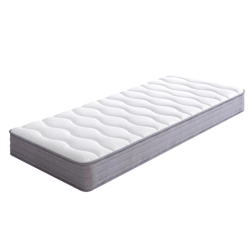 Materasso 90 x 200 cm bianco – molle ergonomiche