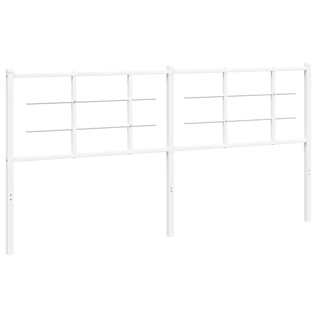 Testiera in Metallo-Testiera in Ferro-Testata Bianco 180 cm 537090