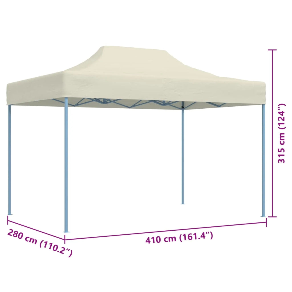 Tenda Party Crema 280 x 410 x 315 cm Tessuto Oxford