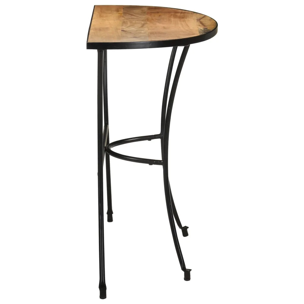 Tavolino Laterale 110x40x77 cm in Legno Massello di Mango 321948