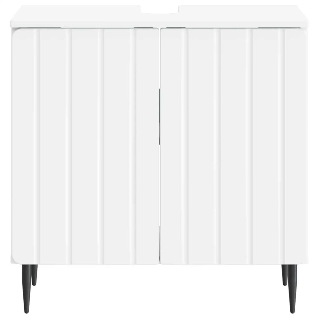 Armadio per Lavabo da Bagno ZWOLLE Bianco 59,5 x 31,5 x 59 cm 896345