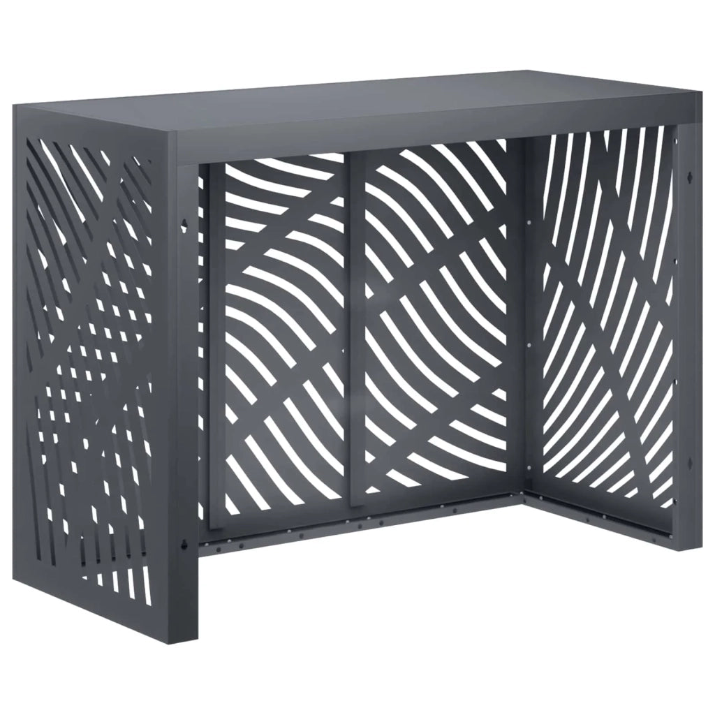 Copertura per condizionatore d'aria Antracite 110 x 50 x 80 cm 8014110