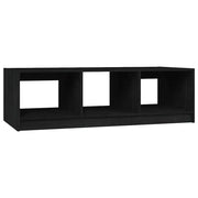 Tavolino da salotto | Tavolino da caff¨¨ | Tavolino da Soggiorno Nero 110x50x34 cm Legno Massello di Pino