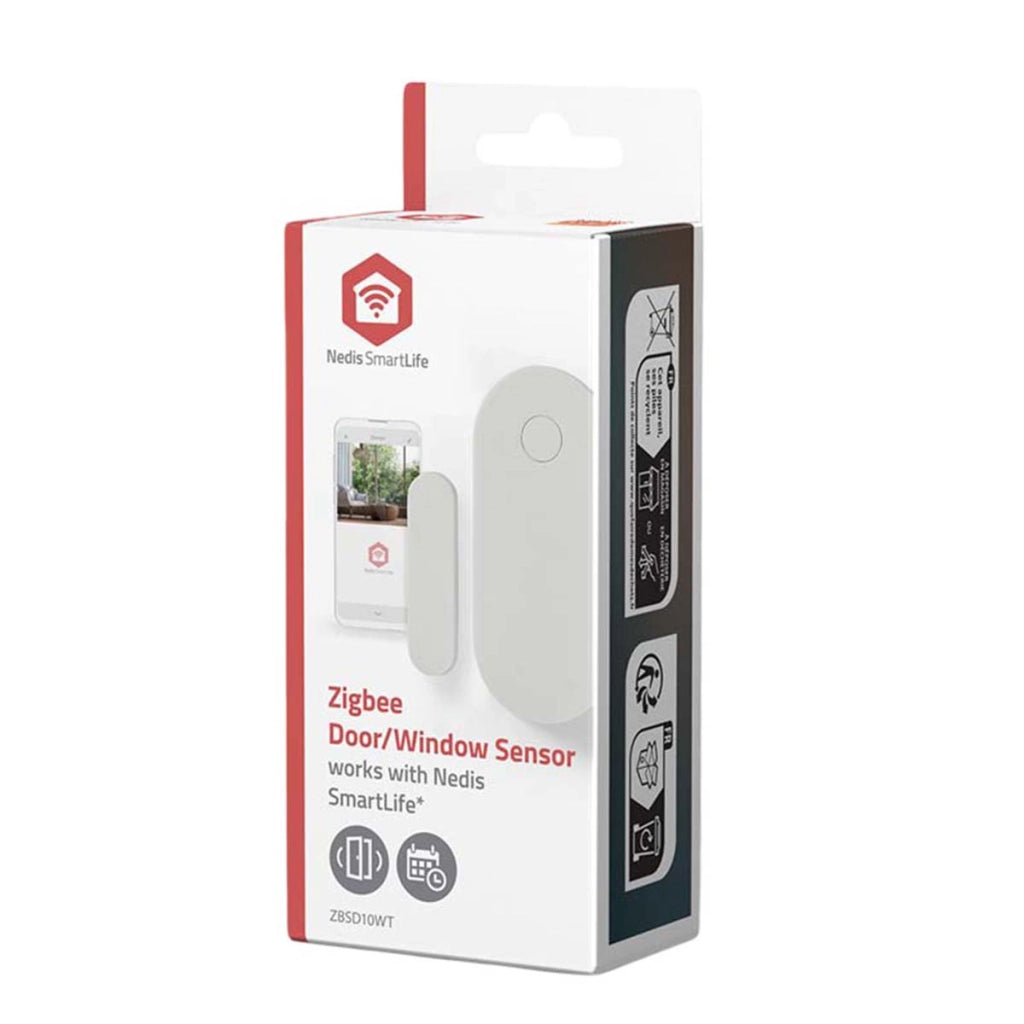Sensore Intelligente per Porte e Finestre Zigbee 3.0 Compatibile Android™ / IOS Bianco Nedis