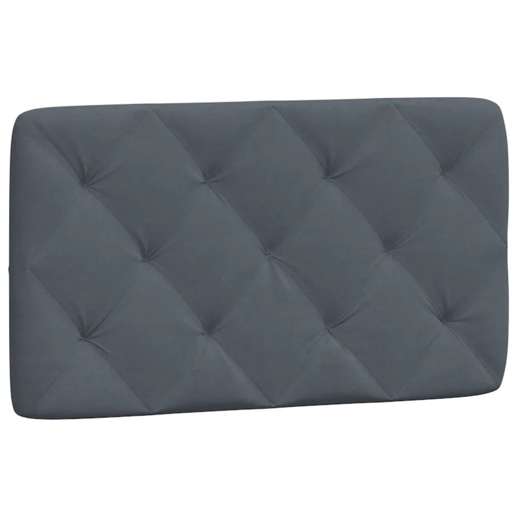 Letto con Materasso Grigio Scuro 90x200 cm in Velluto 3208635