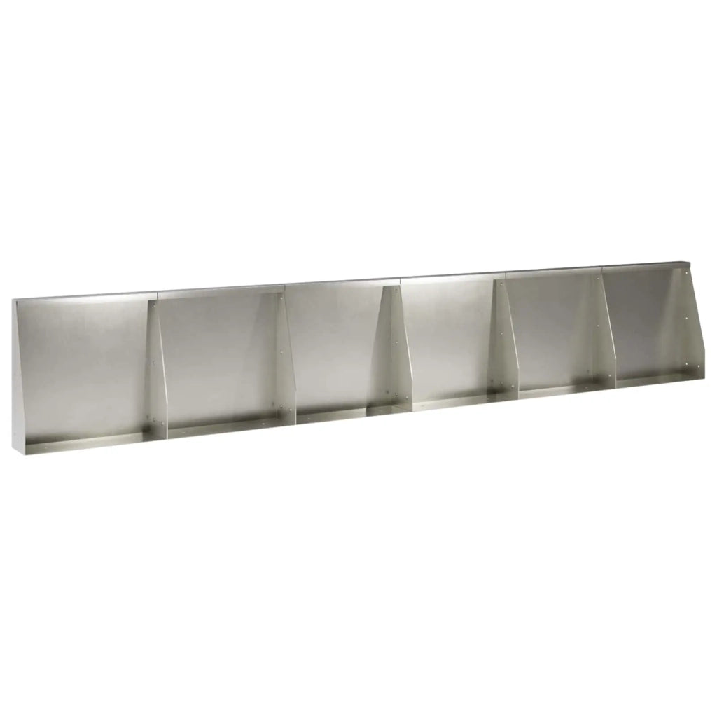 Muro di contenimento 6 pz 40 x 12 x 30 cm Acciaio Inox Argento 3449139
