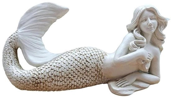 Statua di un Merlino in Resina - Decorazione per Esterno - Acquastatica - Arte Moderna - 17x6x9cm