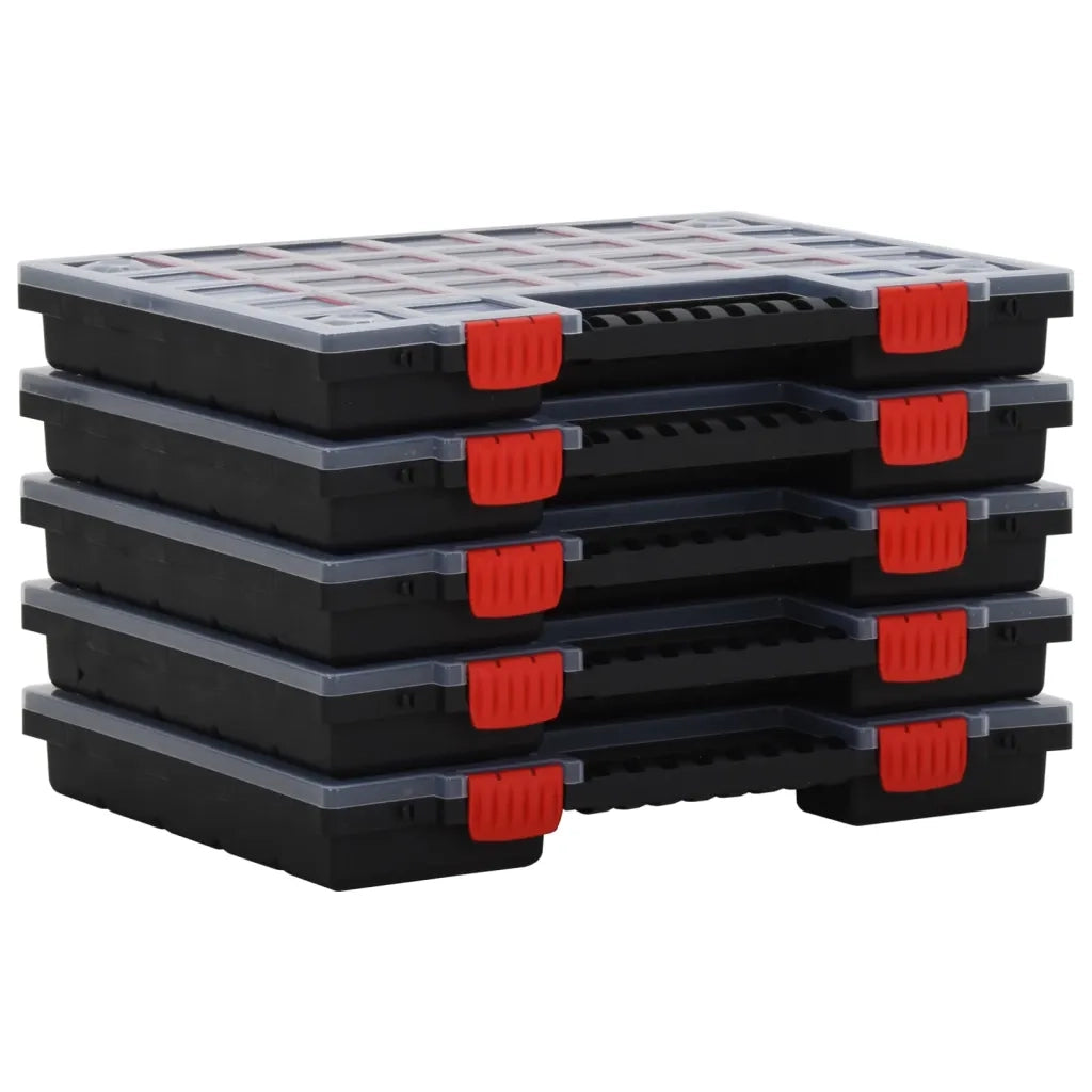 Scatole di Assortimento 10 pz 40x30x5 cm Polipropilene 3106445