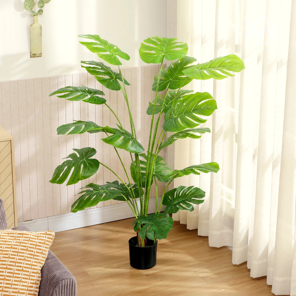 Pianta artificiale Monstera Deliciosa con vaso ¨C Minimal ¨C verde, altezza 150 cm