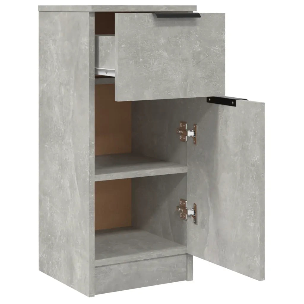 Credenza | Madia | Buffet da pranzo | Armadio da pranzo Grigio Cemento 30x30x70 cm in Legno Multistrato