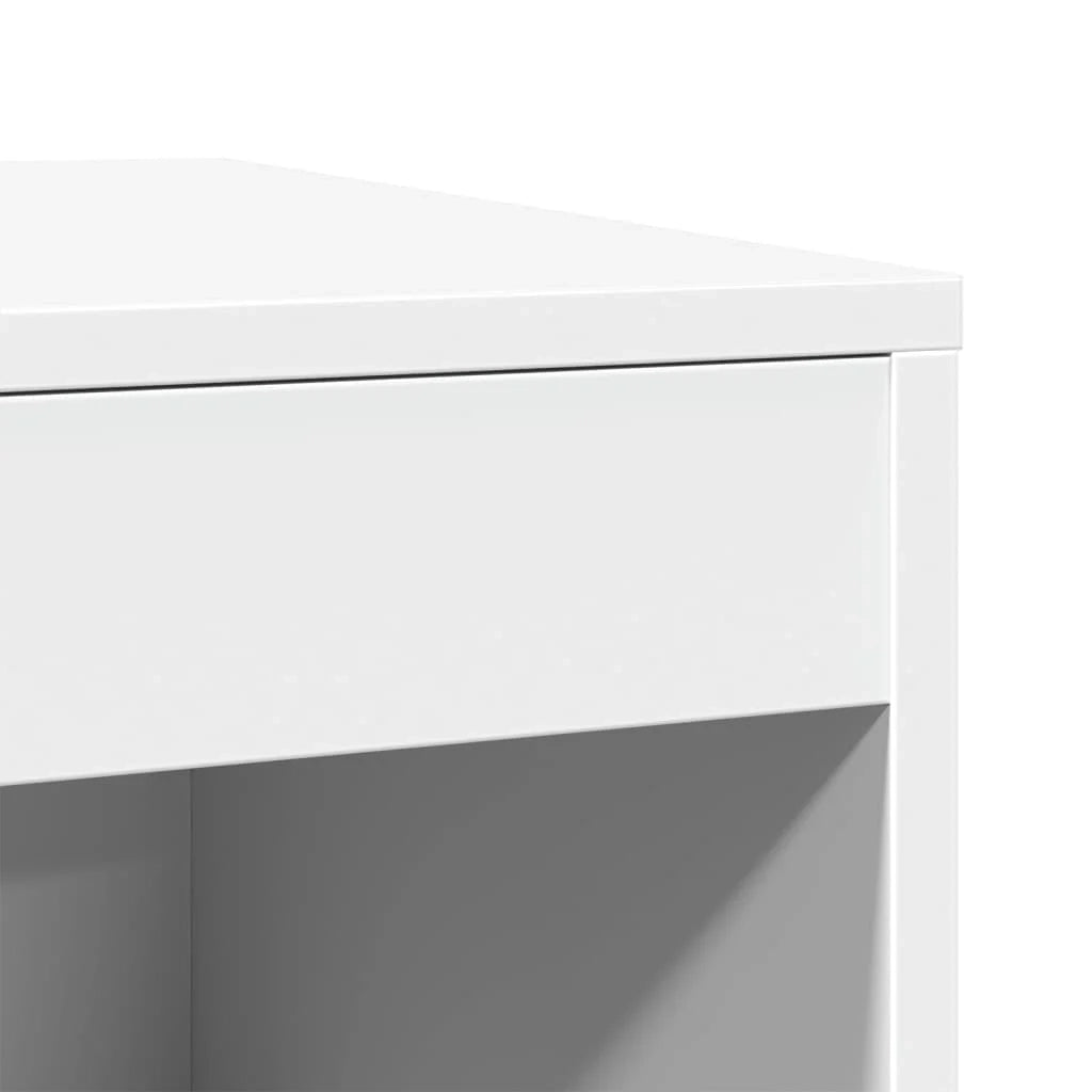 Mobiletto per lettiera per gatti in legno ingegnerizzato bianco 02_0043309
