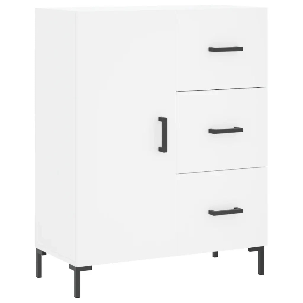 Credenza Bianca 69,5x34x90 cm in Legno Multistrato 827916