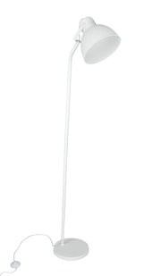 Lampada da terra in metallo bianco, piantana mod. Manhattan FL08MAME