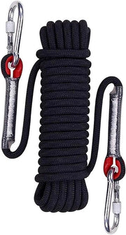 Cavo di sicurezza - Cavo per arrampicata - Attrezzatura per arrampicata all'aperto - 10 mm * 10 m - Cavo di soccorso per arrampicata - Lama a doppia punta - Alta resistenza e resistenza all'usura