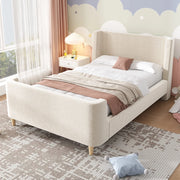 letto singolo velluto beige 90 x 200 cm