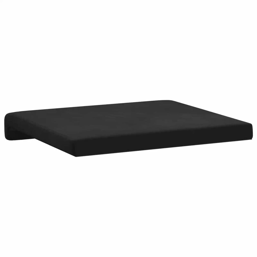 Cuscino per panchina 2 pcs Velluto Nero Profondità 35 cm 42043027