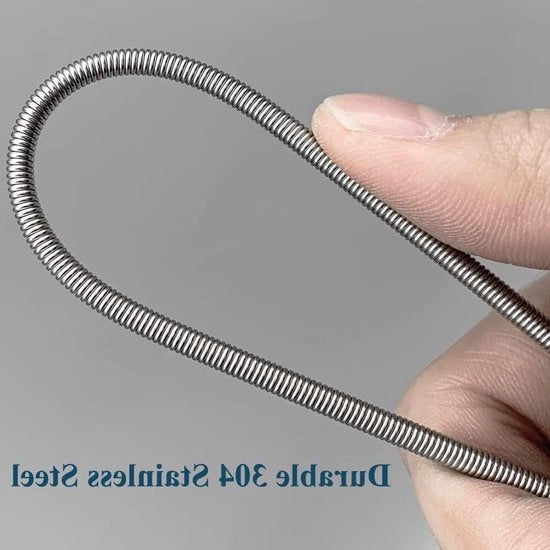 Spazzolone Premium Flessibile da 160cm per Scarico Doccia, Scarico Frigorifero e Scarico Cucina