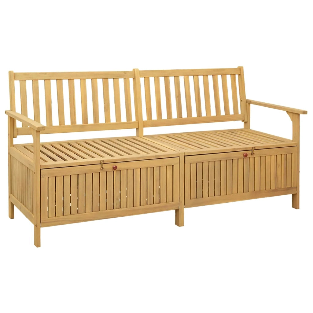 Panchina con contenitore 170 x 63 x 84 cm Acacia Solido