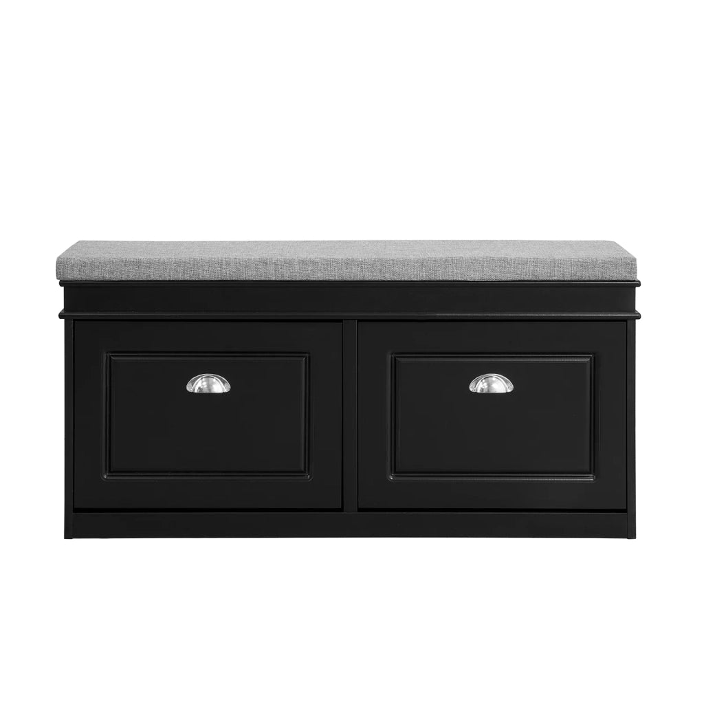 Scarpiera salvaspazio Slim Mobili per Scarpe Serie Scarpiere 104x24x52cm Nero FSR64-SCH
