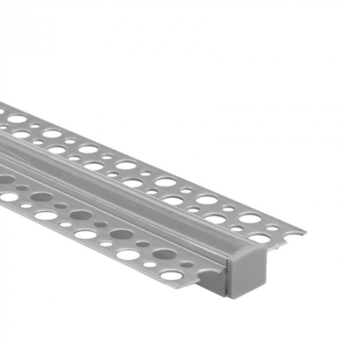 Profilo LED GP01 incasso anodizzato, trasparente 1m Ecolight