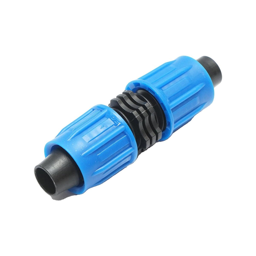 Raccordo/Manicotto/Connettore Tubo irrigazione 16 x 16 mm. Raccordo Ala Gocciolante 16 x 16 mm. Breckner Germany