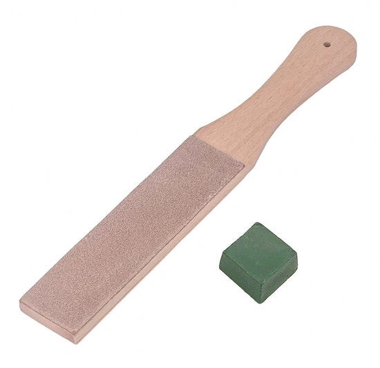 Strop in pelle - Strop in pelle con pasta di poliestere - Doppia faccia fine e grossolana