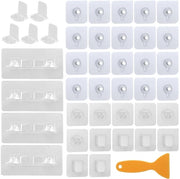 Haken per Foto per Parete - 35 Stuks - Hanger per Fotografia - Spille per Parete senza Foratura - Hanger Decorativo - Peso di Sostegno fino a 10 kg