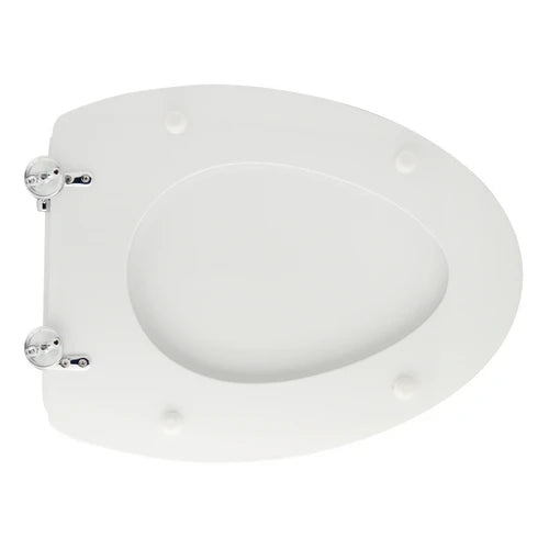 Sedile WC per terza età DH con cerniere regolabili Bianco