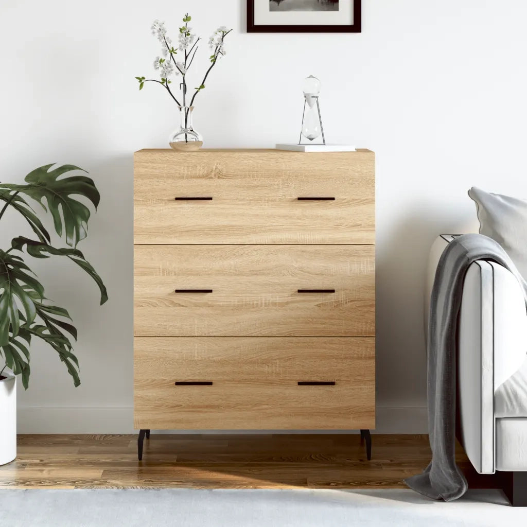 Credenza | Madia | Buffet da pranzo | Armadio da pranzo Rovere Sonoma 69,5x34x90 cm in Legno Multistrato