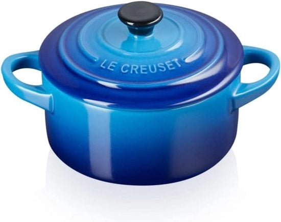 Mini teglia in ceramica azzurra, 200 ml, 10 x 5 cm