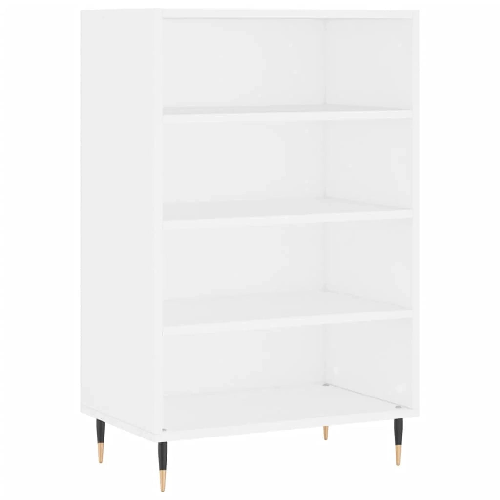 Buffet credenza cassettiera mobiletto mobile contenitore organizer per cucina soggiorno salotto alto 57 x 35 x 90 cm legno ingegnerizzato bianco 02_0032465