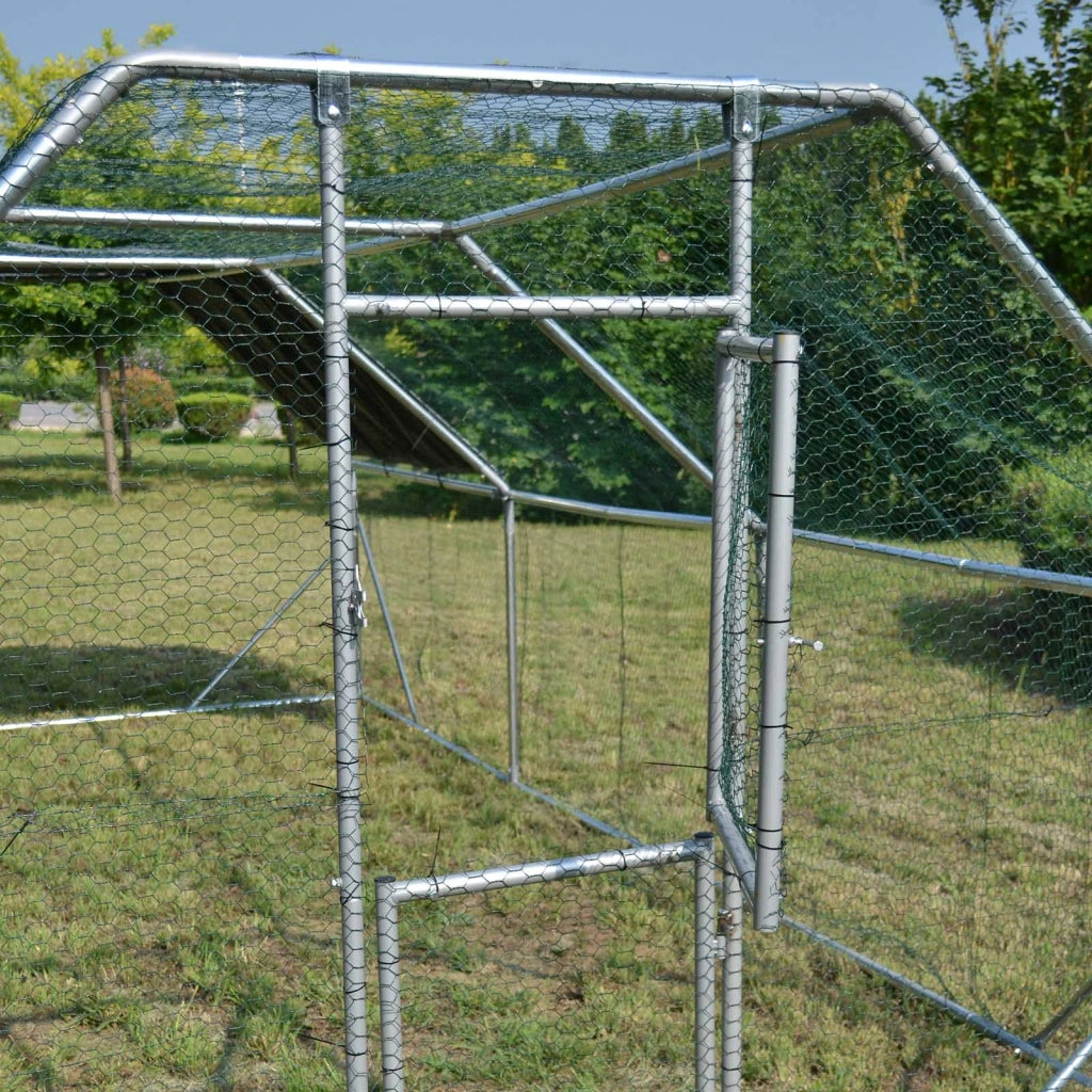 Recinto da giardino XXL di 6x3x2 metri con porta e tettoia impermeabile resistente ai raggi UV