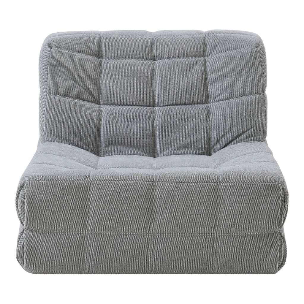 Sedia da pavimento 75 x 90 x 100 cm grigia 03_0009464