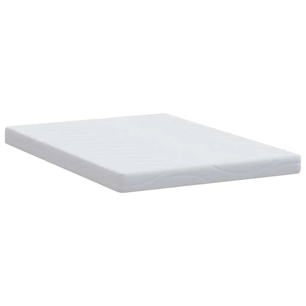 Materasso-Materasso per letto Bianco 140 x 200 cm Tessuto Jacquard 487412